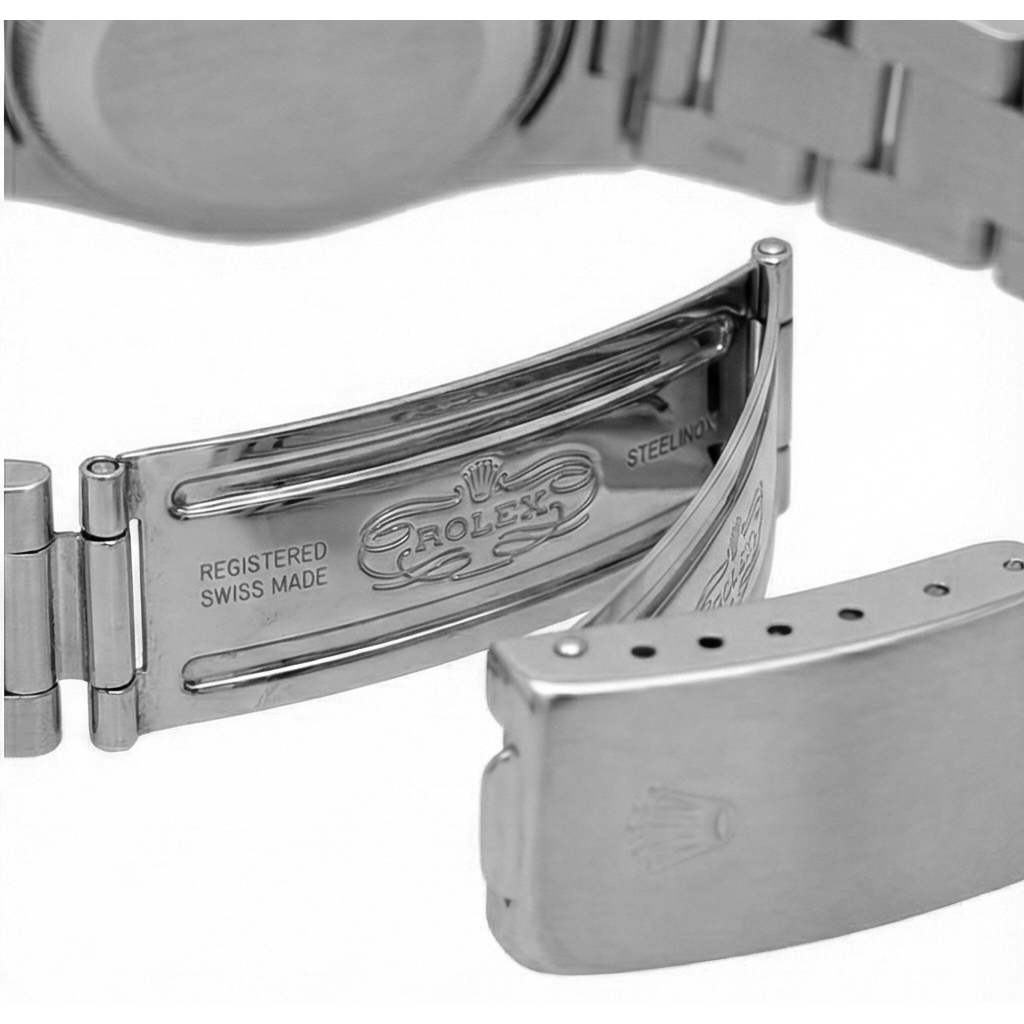 Rolex Damenuhr Oyster-Armband Wunderschönes Datum Nur Rolex