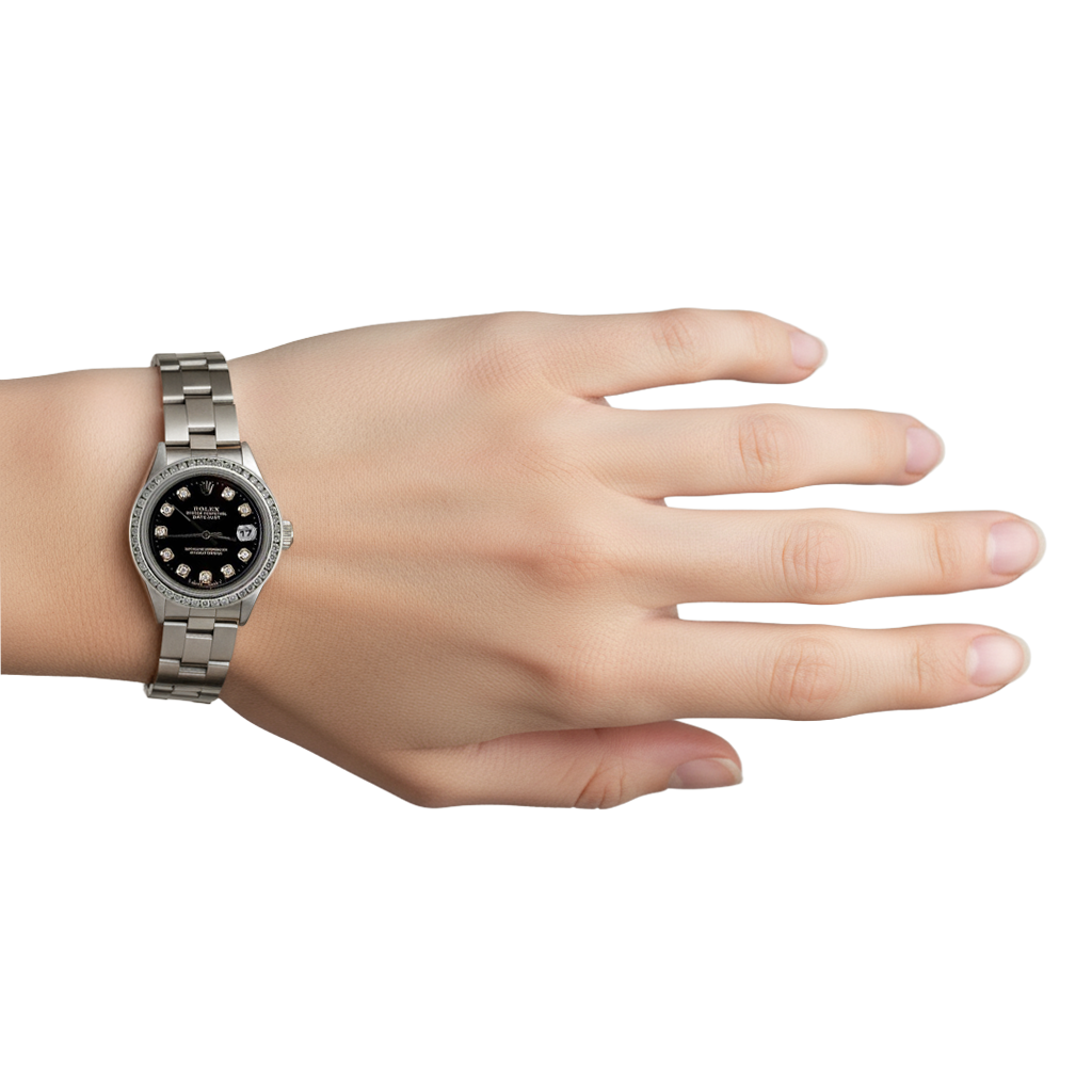 Rolex Damenuhr Oyster-Armband Wunderschönes Datum Nur Rolex P2