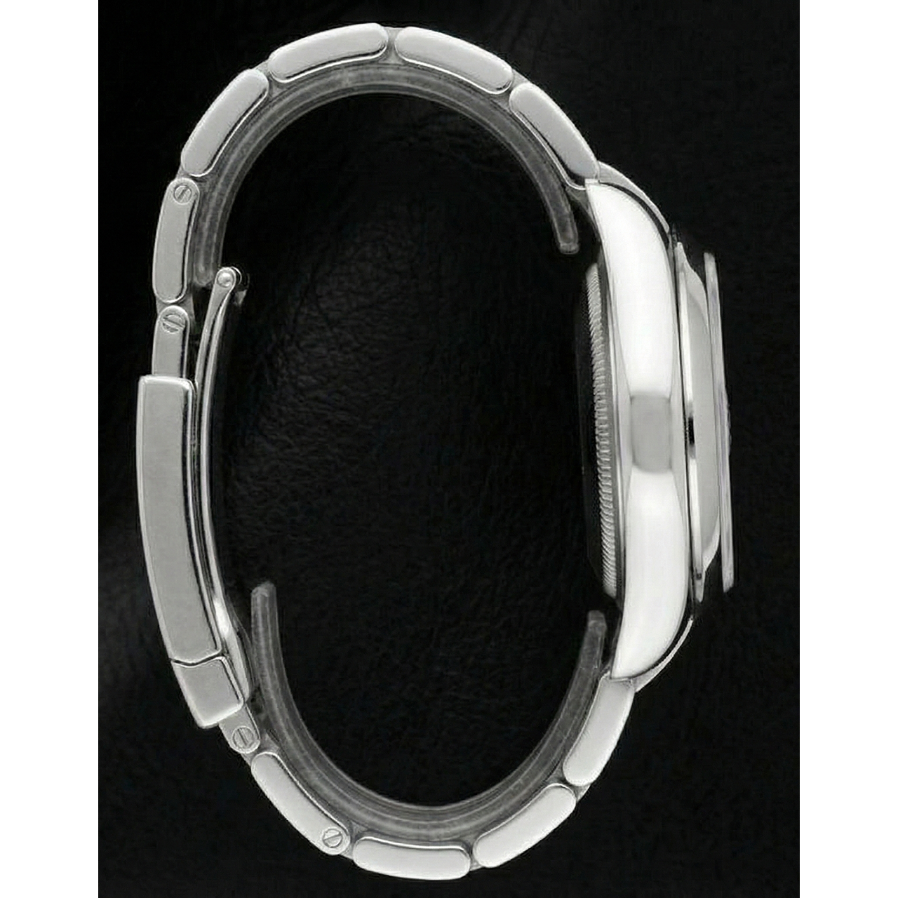 Rolex Date-Just Damenuhr mit rosafarbenem Leuchtzifferblatt, 31 mm