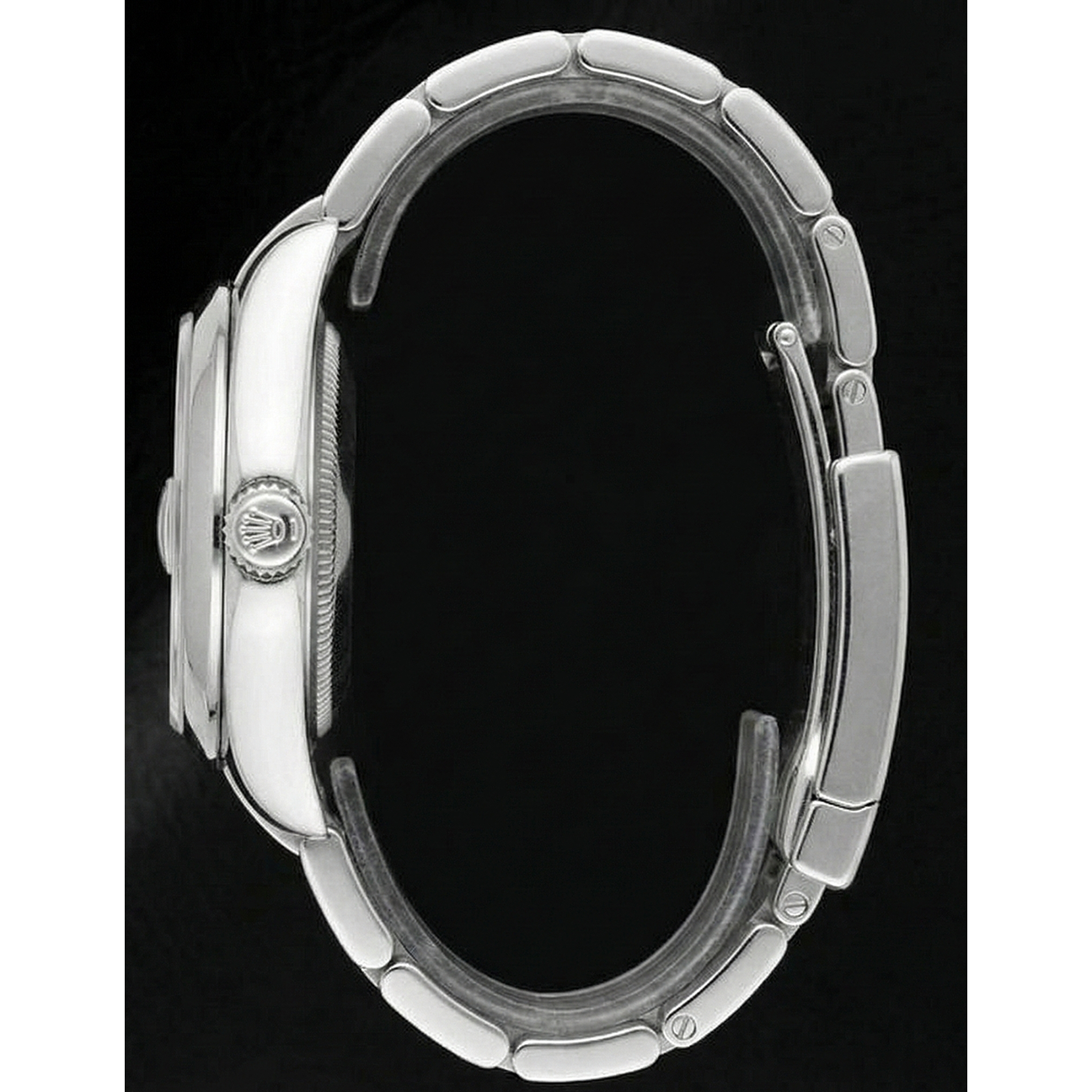 Rolex Date-Just Damenuhr mit rosafarbenem Leuchtzifferblatt, 31 mm