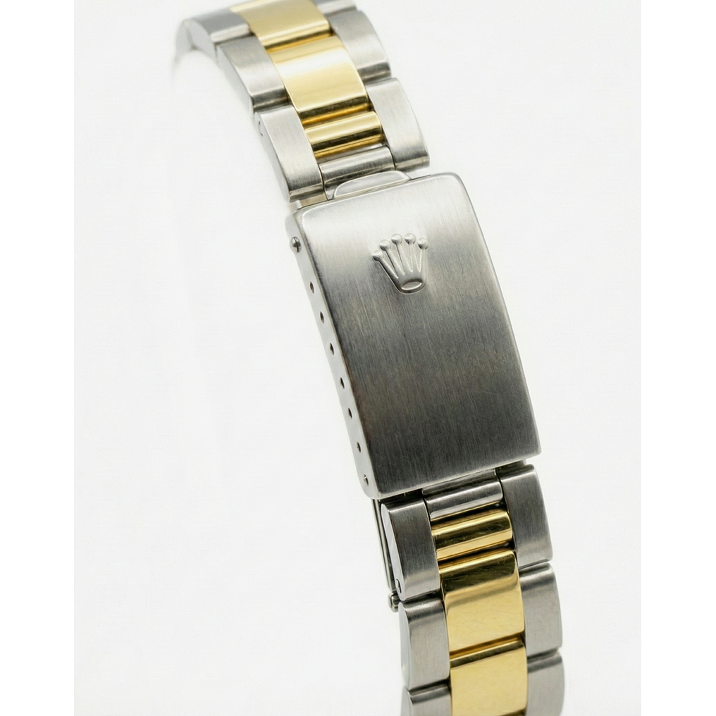 Rolex Date-Uhr für Damen, Rolex, arabisches Zifferblatt, zweifarbig