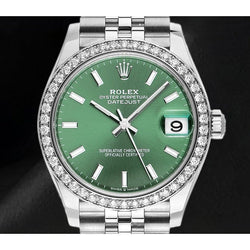 Rolex Date-just 31 mm Damenuhr mit Diamanten