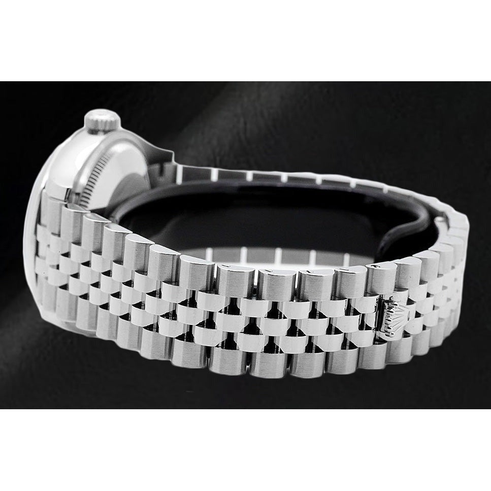 lachsfarbene Damenuhr Rolex