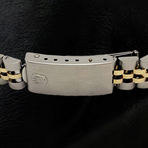 Rolex Date-just Damenuhr, 26 mm, 18K Gelbgold und Stahl