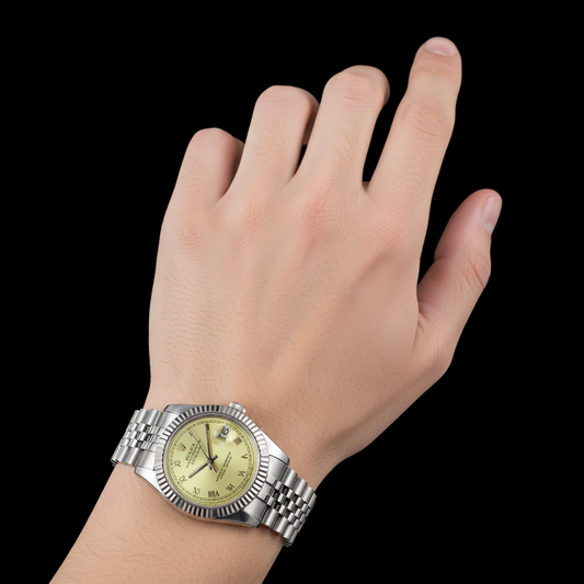 Rolex DateJust Herrenuhr Jubiläumsarmband Edelstahl