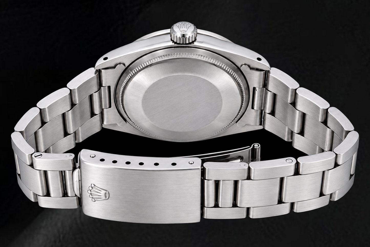 Rolex Date 1500 34 mm Armbanduhr aus Edelstahl mit türkisfarbenem Diamantzifferblatt