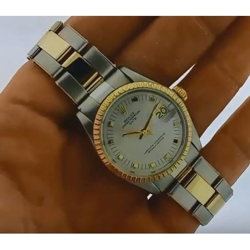 weißes Zifferblatt Rolex