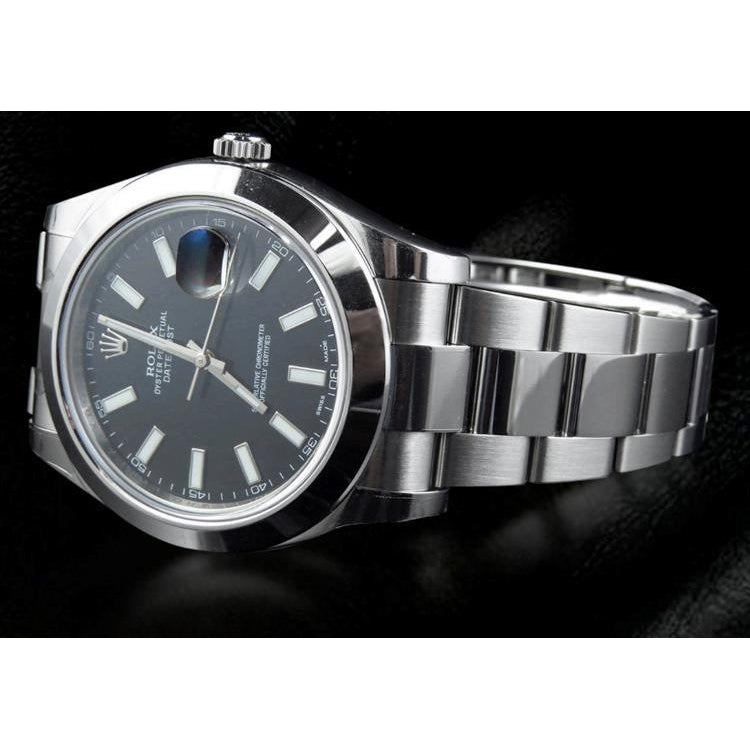 Edelstahl-Armband glatte Lünette Rolex