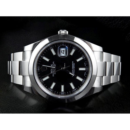 Herrenuhr, glatte Lünette Rolex