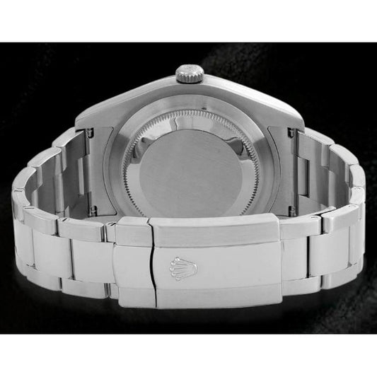 Herrenuhr mit blauem Zifferblatt Rolex