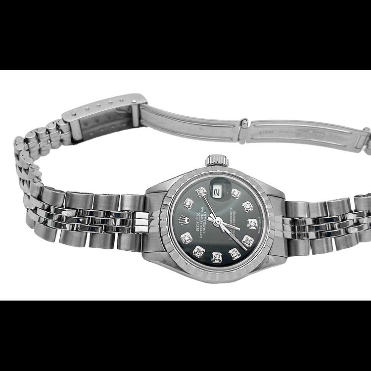 Edelstahl Damen-Damenuhr Diamant Rolex
