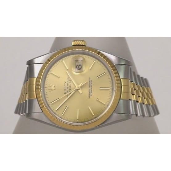 Champagnerfarbenes Zifferblatt Rolex