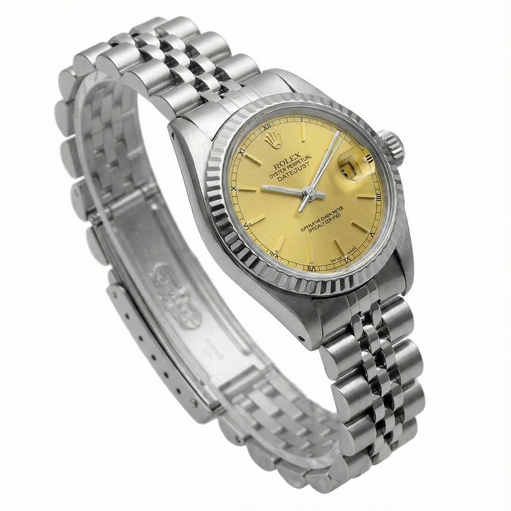 Rolex Date Just Uhr Dame Zifferblatt Rolex Edelstahl Jubilee Datejust