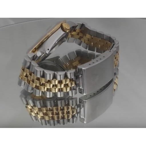 Rolex Datejust-Uhr, individuelle Diamantlünette, 3,5 Karat, zweifarbig-SCHNELLES SET