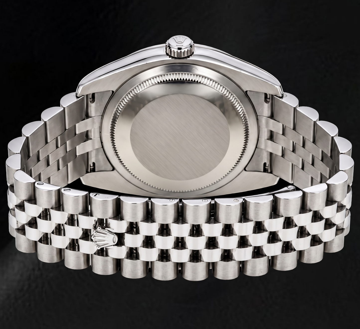 Rolex Datejust 116234 36 mm Edelstahl-Uhr mit silbernem Diamantzifferblatt