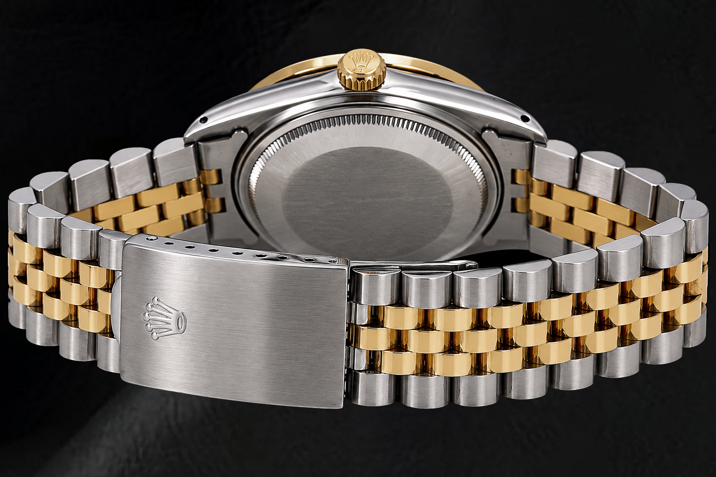 Rolex Datejust 16013 36 mm Champagner-Diamantzifferblatt Bicolor Uhr