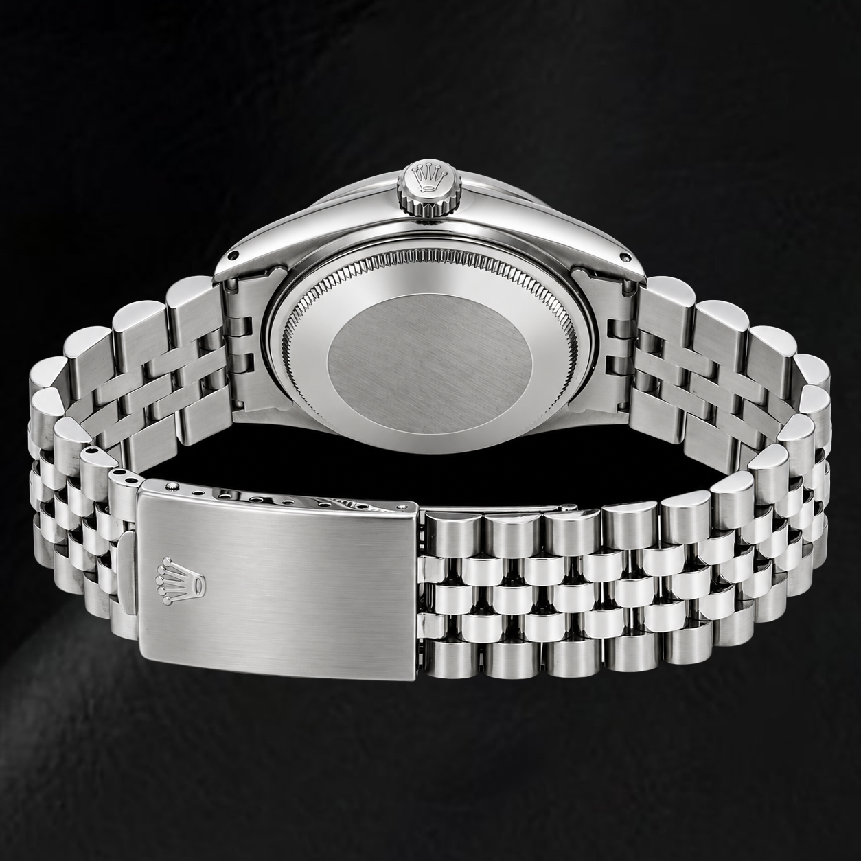 Rolex Datejust 16014 36 mm Edelstahluhr mit blauem Zifferblatt mit Stabindizes