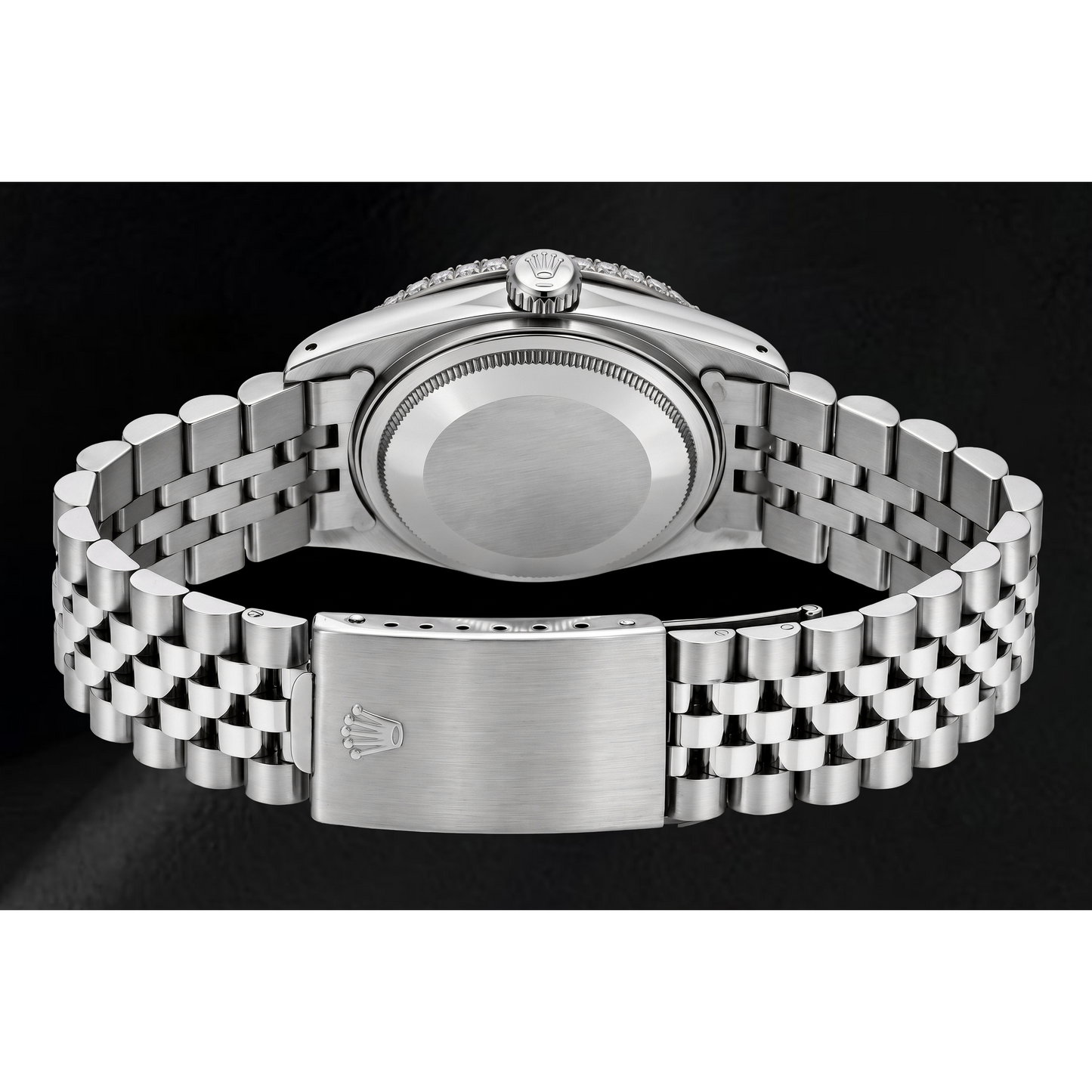 Rolex Datejust 16014 36 mm Uhr aus Edelstahl, grünes Zifferblatt mit östlich-arabischen Ziffern
