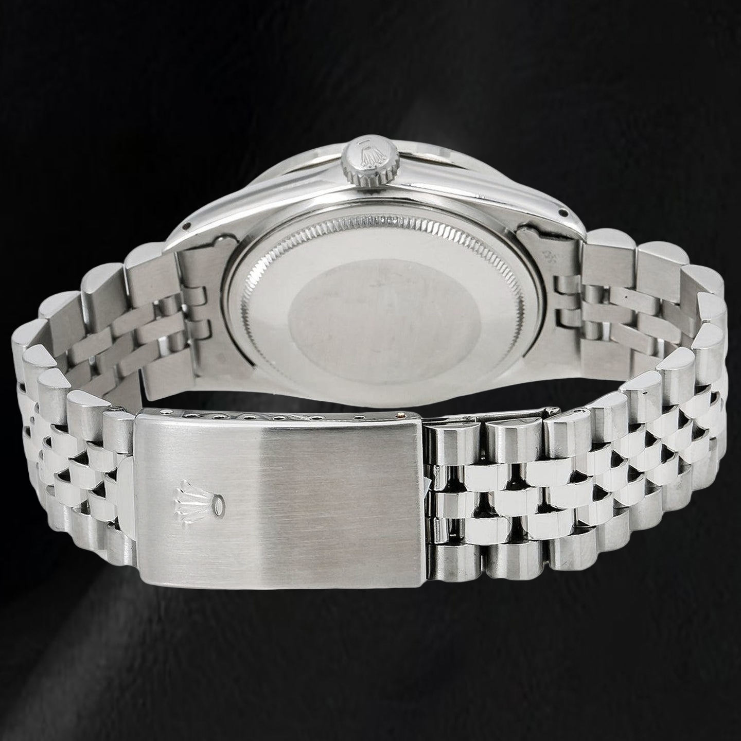 Rolex Datejust 1601 36 mm Edelstahl Uhr mit grauem Diamantzifferblatt