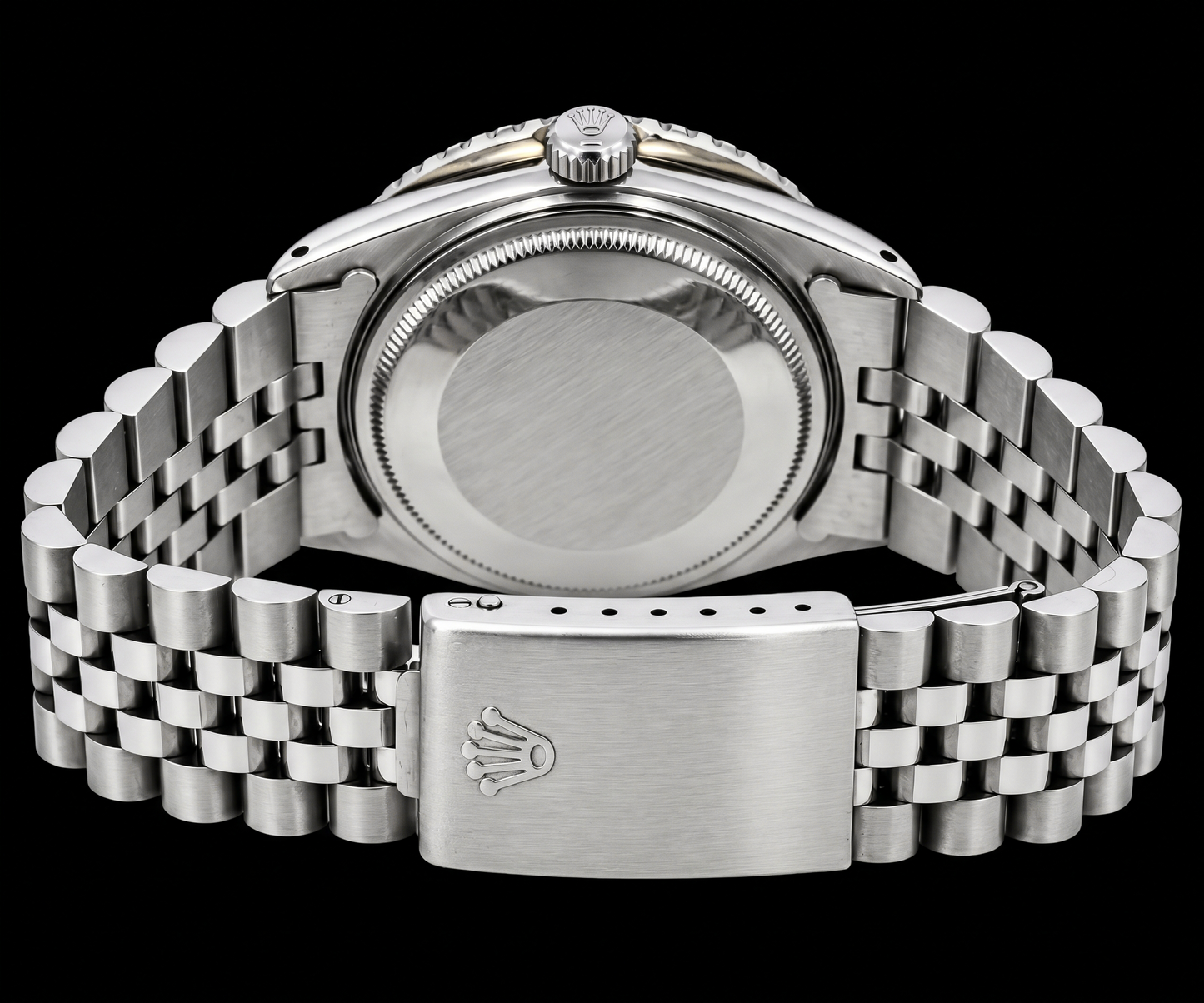 Rolex Datejust 1601 36 mm Edelstahl Uhr mit grünem römischem Diamantzifferblatt