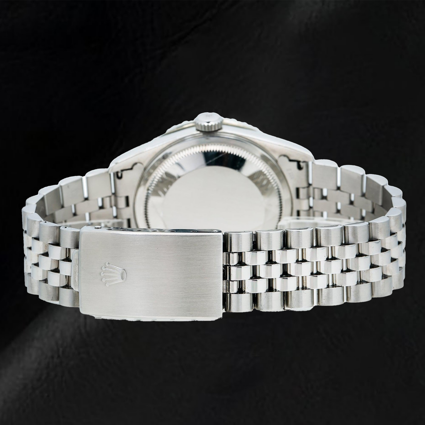 Rolex Datejust 16200 36 mm Edelstahluhr mit rotem Diamantzifferblatt