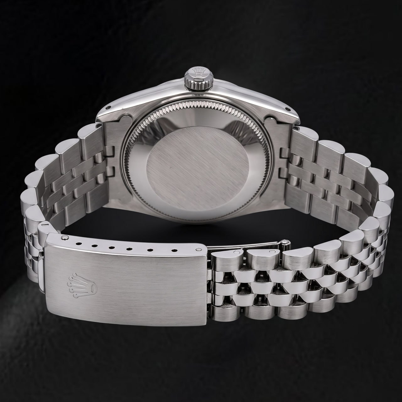 Rolex Datejust 16200 36 mm Edelstahl-Uhr mit weißem Perlmutt-Diamantzifferblatt