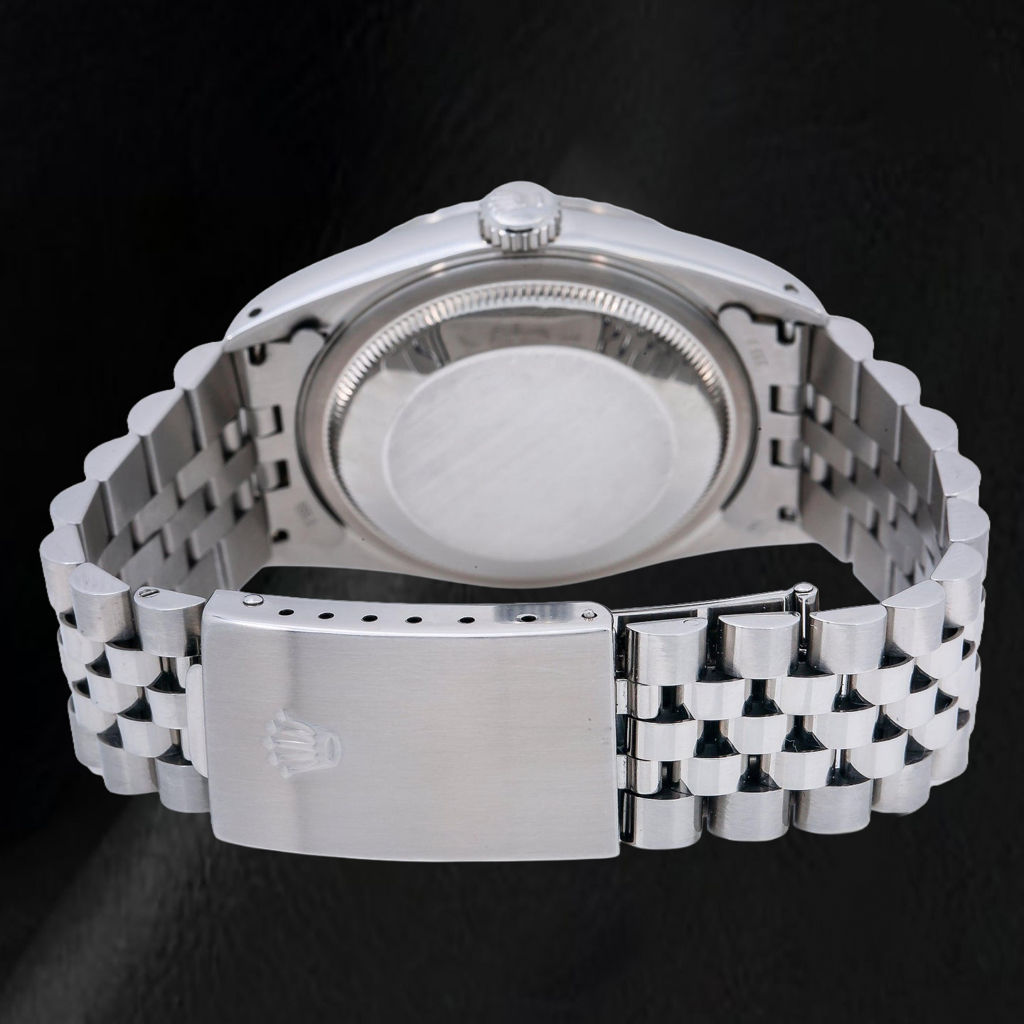 Rolex Datejust 16620 36 mm Edelstahl-Armbanduhr mit weißem Zifferblatt und römischen Ziffern