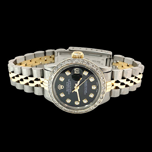 Rolex Datejust 26 mm Damenuhr aus 18K Gold und Stahl