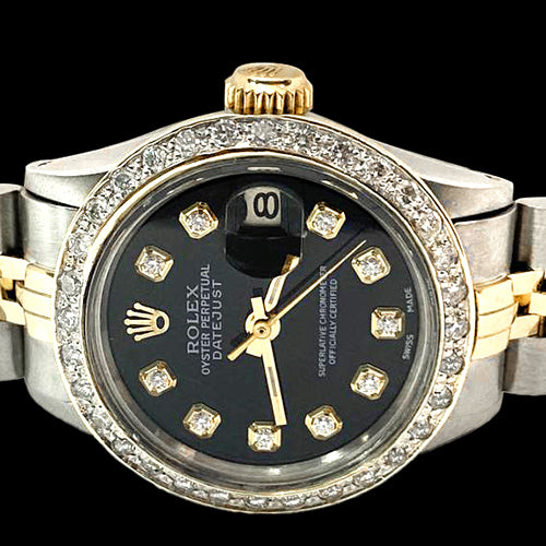 Rolex Datejust 26 mm Damenuhr aus 18K Gold und Stahl