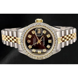 Rolex Datejust 26 mm Damenuhr aus 18K Gold und Stahl