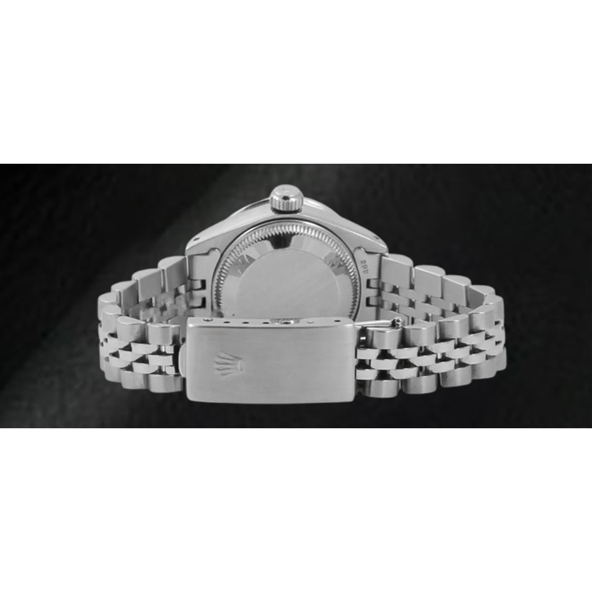 Rolex Datejust 26 mm weißes Perlmutt-Zifferblatt Diamant-Lünette Edelstahluhr