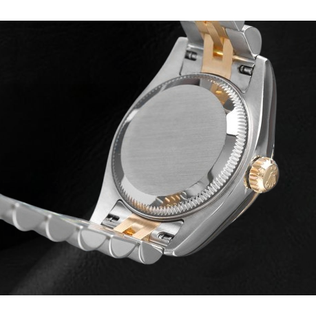 Rolex Datejust, 26 mm, zweifarbig, champagnerfarbenes Diamant-Zifferblatt, versteckter Verschluss, Schnelleinstellung4