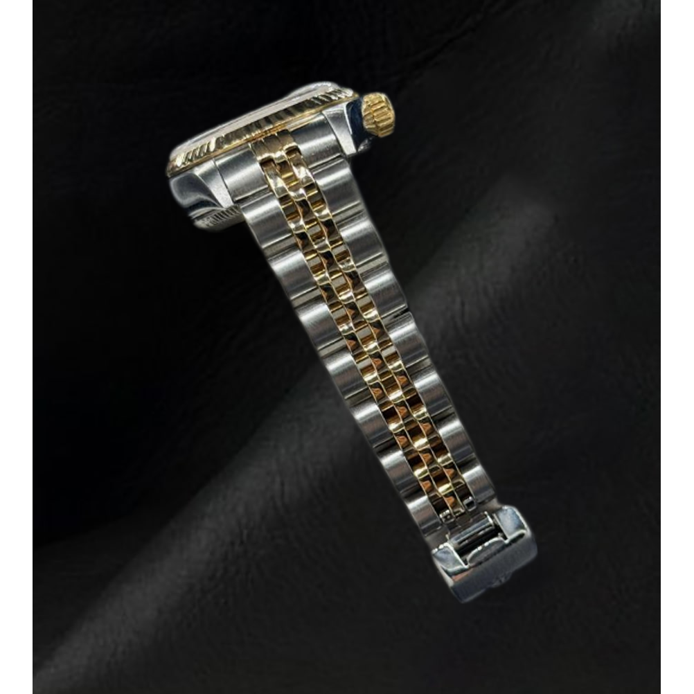 Rolex Datejust 26 mm Bicolor Damenuhr Jubilé-Armband Jahr 2002