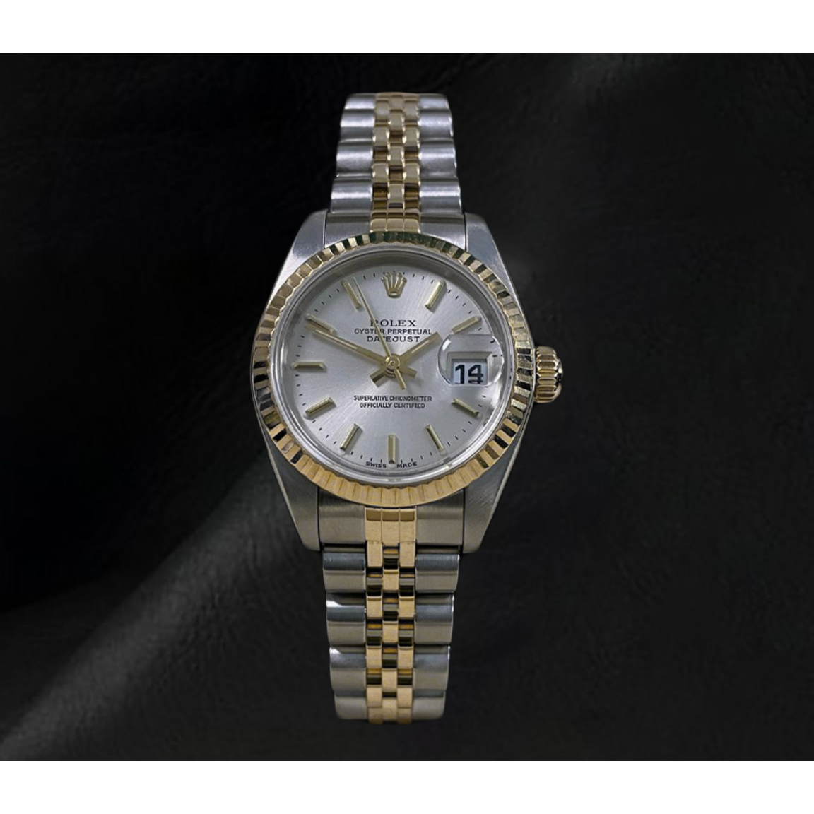 Rolex Datejust 26 mm Jahr 2002 Edelstahl und Gelbgold Damenuhr