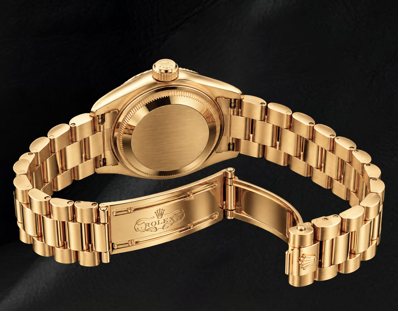 Rolex Datejust 26 mm 69178 Rotes Diamantzifferblatt 18 Karat Gelbgold Uhr