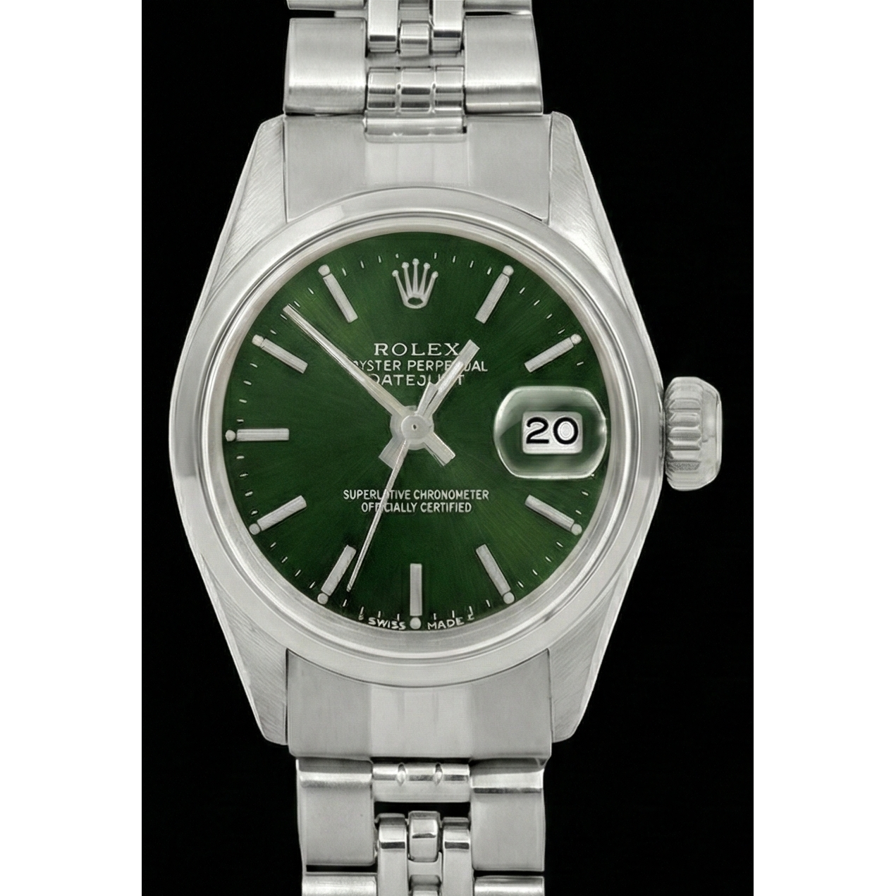 Handgefertigter Edelstein Rolex Karat – Profilansicht