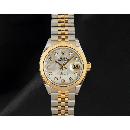 Rolex Datejust 179173 Perlmutt Diamantzifferblatt 26 mm Damenuhr