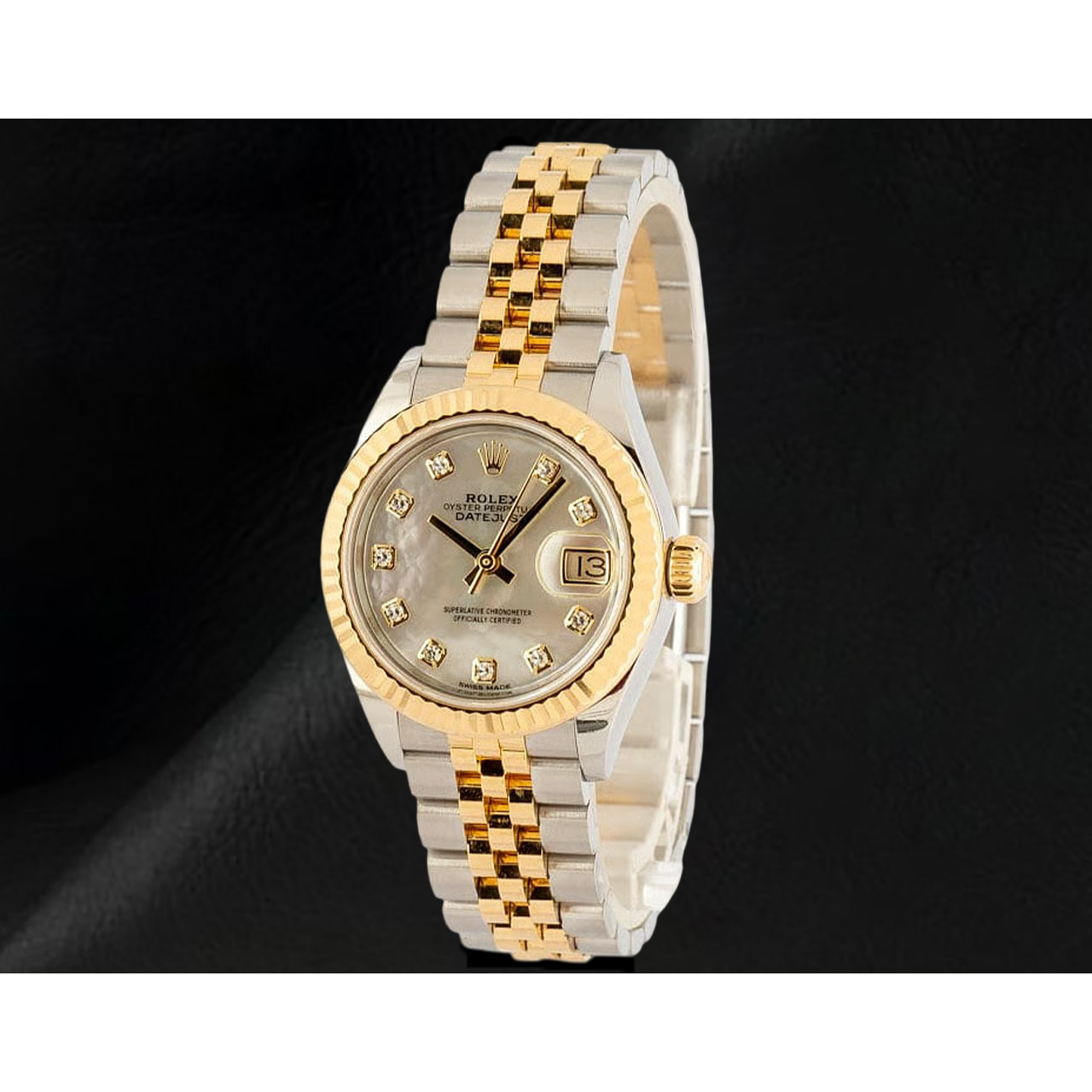 Rolex Datejust 279173 Perlmutt Diamantzifferblatt 28 mm Damenuhr