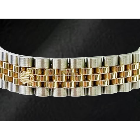 Rolex Datejust 28 mm Champagner-Diamant-Zifferblatt, Modell 2010, zweifarbige Uhr