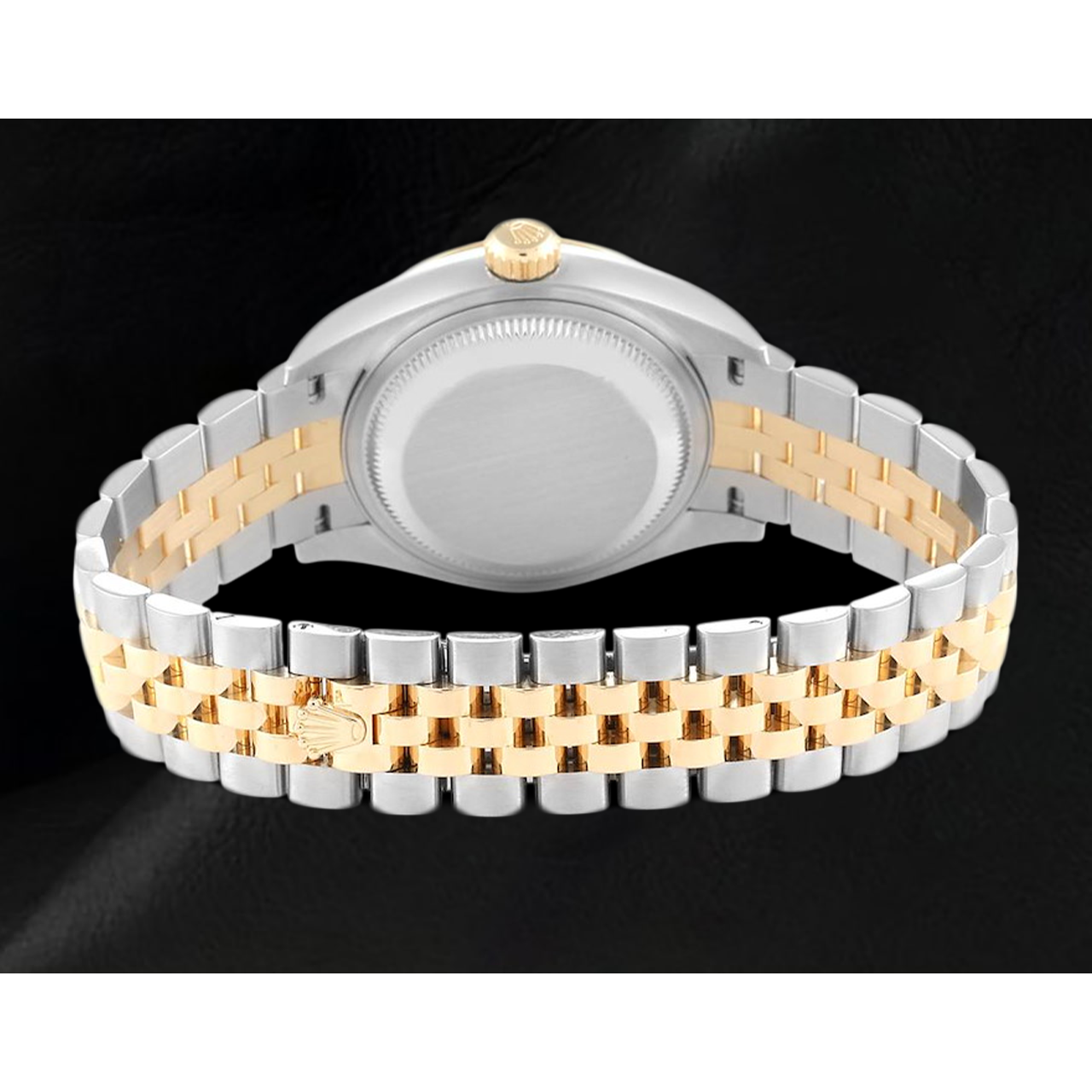 Rolex Datejust 28 mm Edelstahl und Gelbgold Diamant Damenuhr 279173