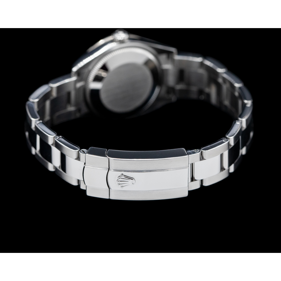 Rolex Datejust 31 Blau Römisch Oyster Edelstahl Damenuhr