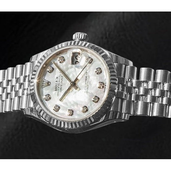 Rolex Datejust 31 mm Perlmutt-Diamant-Uhr