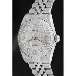 Rolex Datejust 31 mm mittelgroße Herrenuhr aus Edelstahl