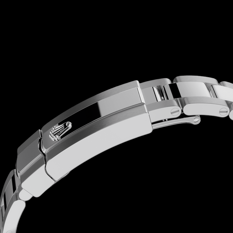 Rolex Datejust 31 mm schwarze römische Diamant-Damenuhr aus Edelstahl