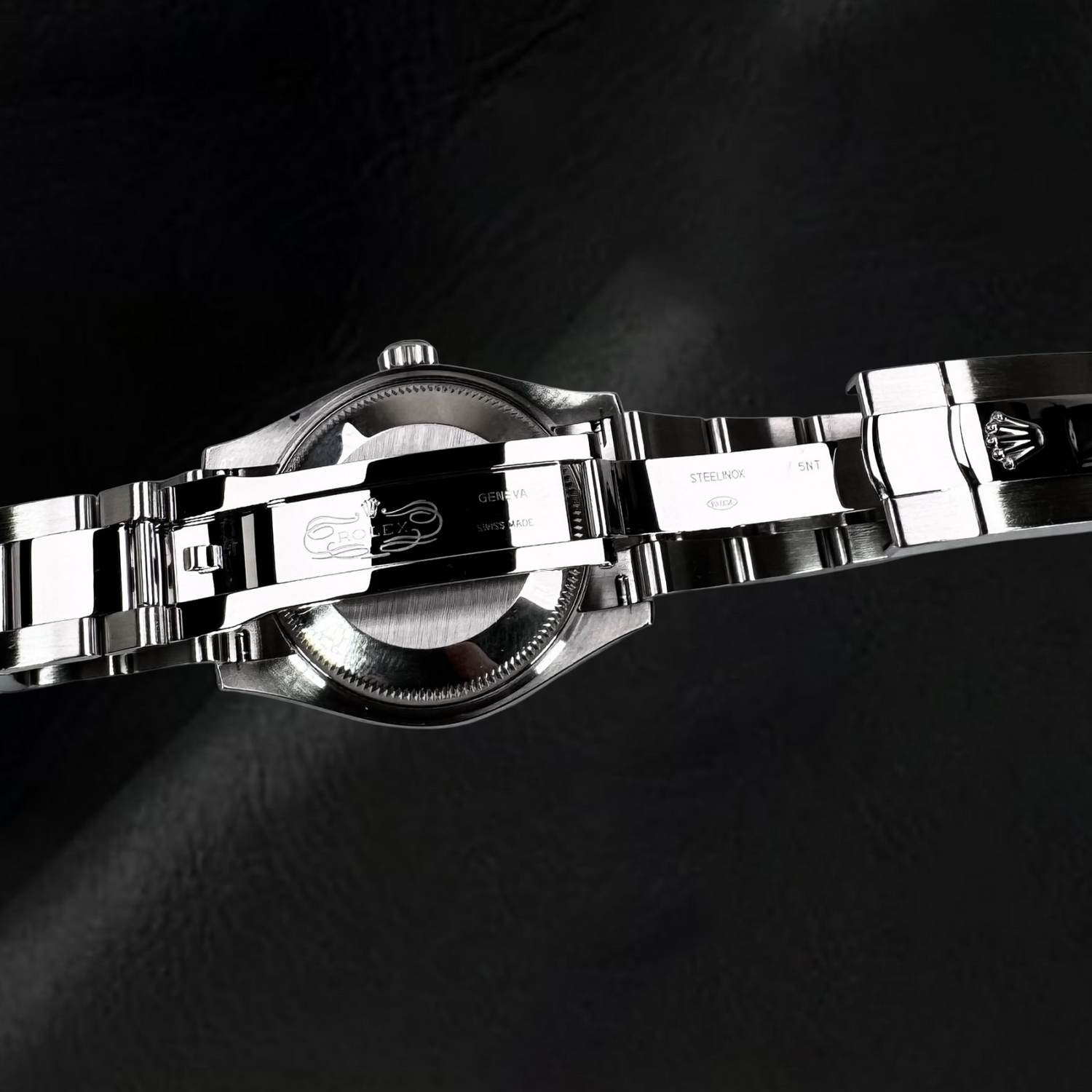 Rolex Datejust 31 mm weiße Damenuhr aus Stahl mit römischem Zifferblatt