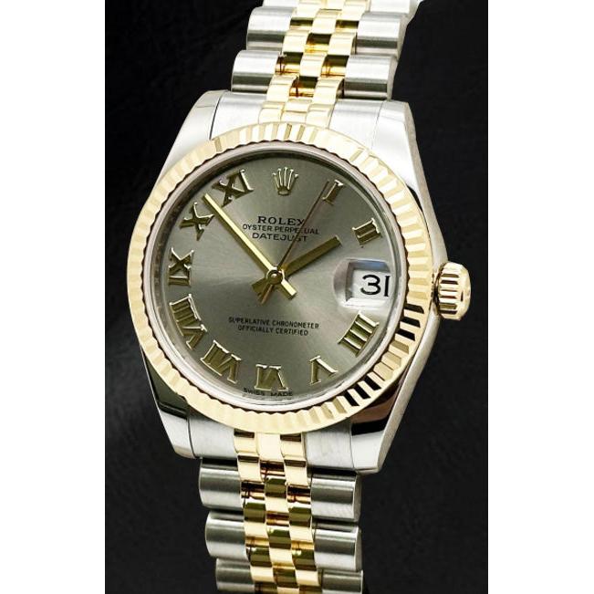 Edelstein Rolex in Two Tone – Seitenansicht