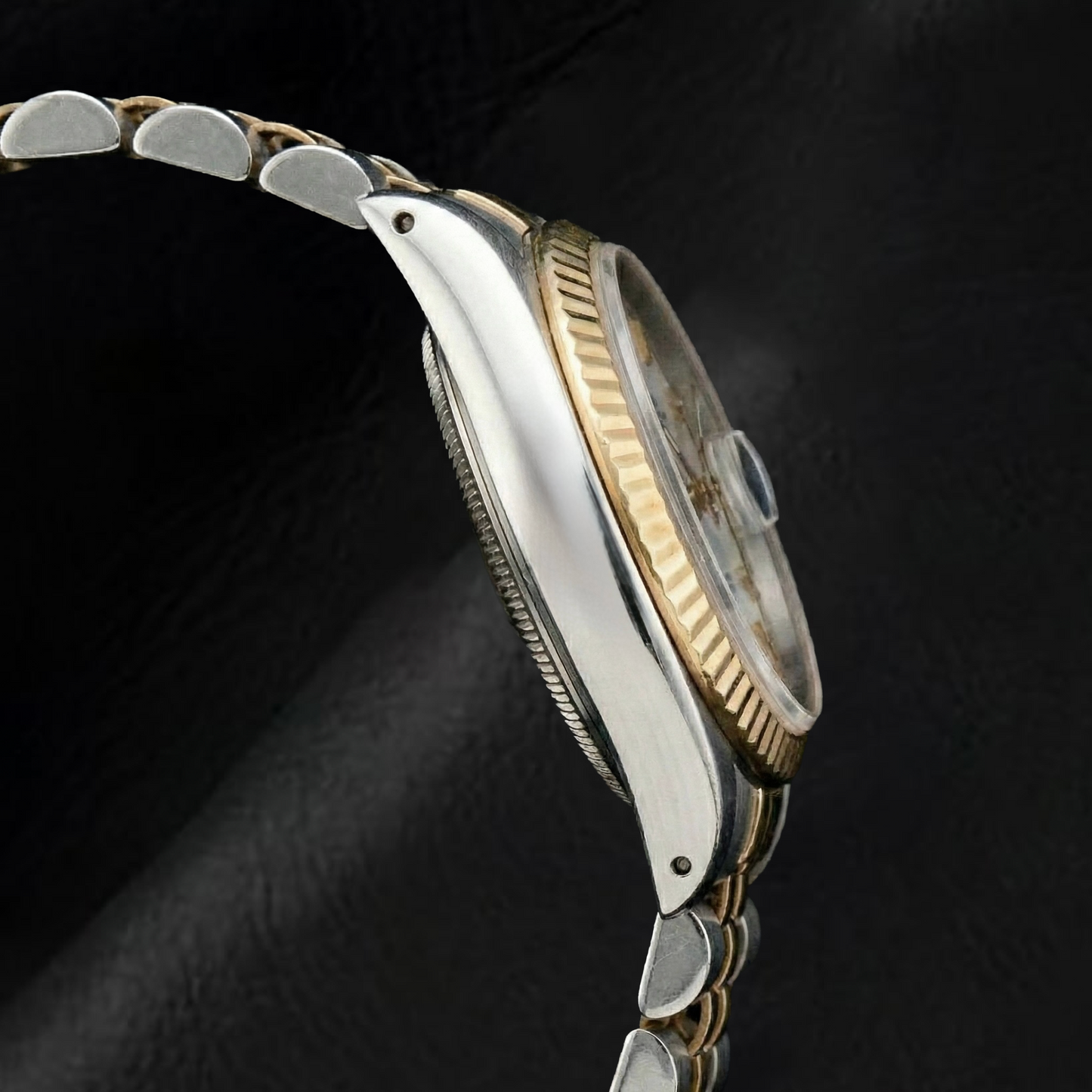 Rolex Datejust 36 mm Weißes Zifferblatt mit Diamanten, zweifarbige Uhr