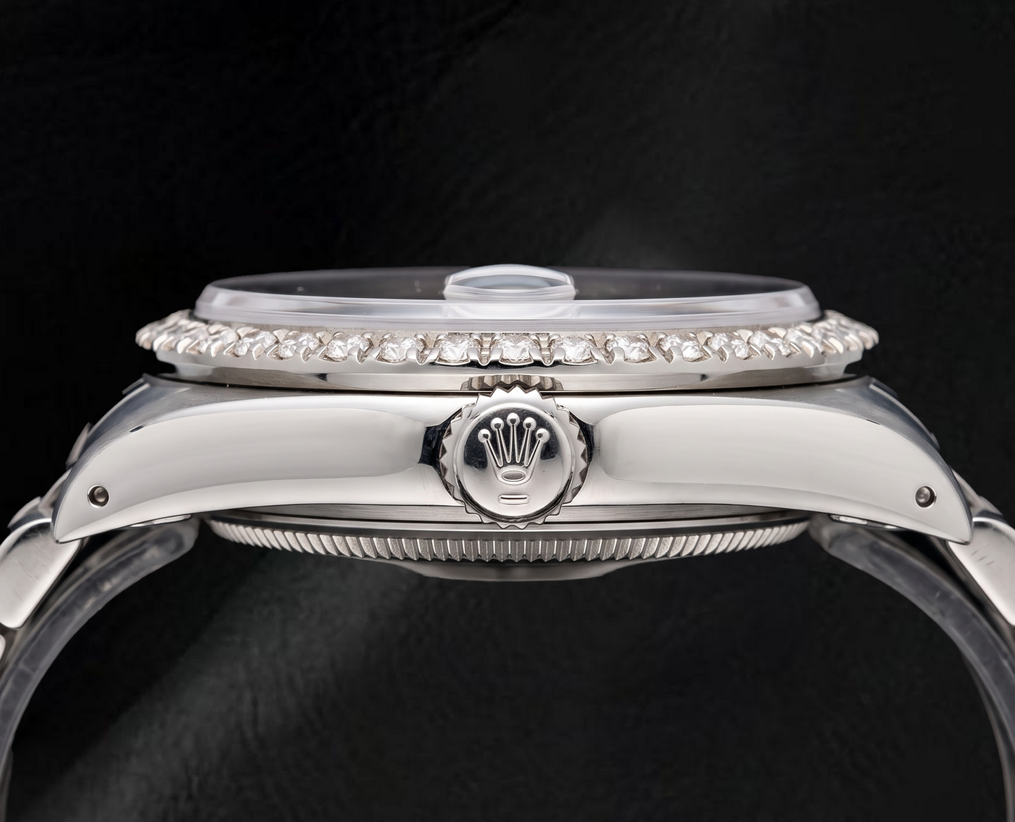 Rolex Datejust 36 mm 1601 Blaues Diamantzifferblatt Edelstahl Jubilé-Armband Uhr