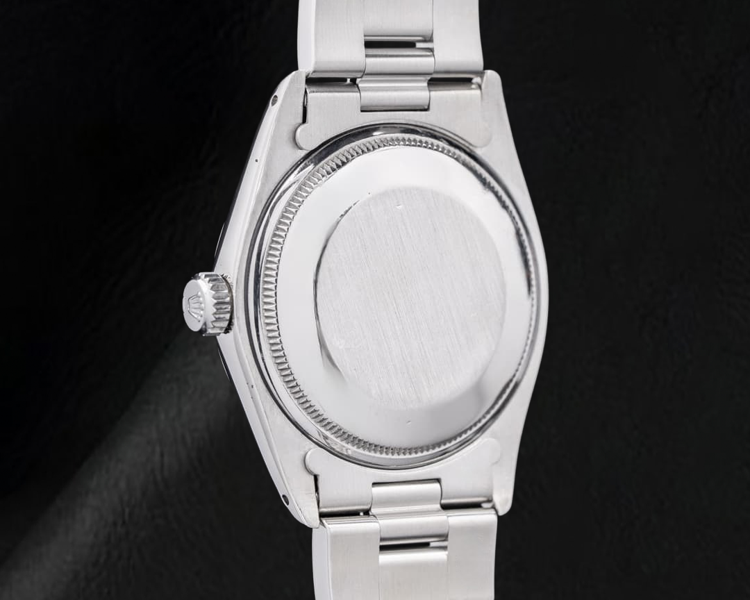 Rolex Datejust 36 mm Edelstahl-Uhr, schwarzes Zifferblatt mit Stabindizes, Oyster-Armband