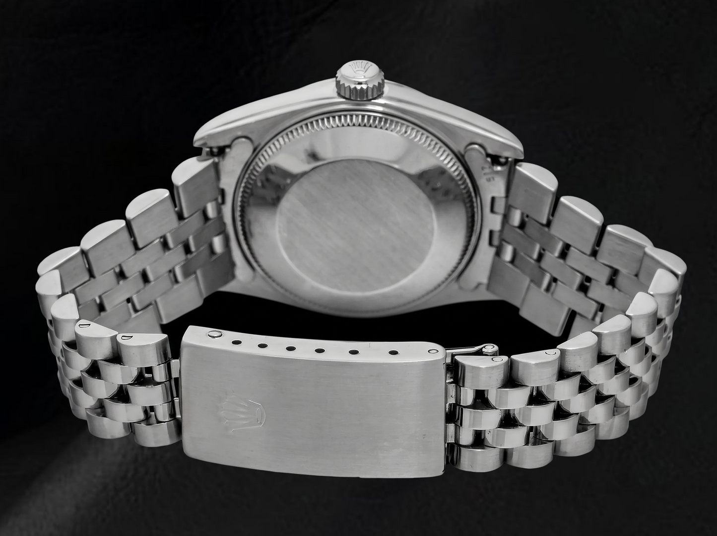 Rolex Datejust 68240 31 mm Edelstahl Armbanduhr mit weißem Zifferblatt und römischen Ziffern